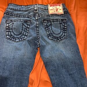 True Religion Women's Dark Blue Boot Cut Jeans